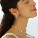 Pendientes colgantes de plata de ley con flores “Blooming Wisteria”