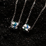 Collares de plata de ley para parejas "Año Luz" FANCIME