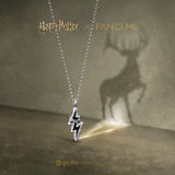 Harry Potter x FANCIME Collar de Plata con Marca Patronus Diseño Termocrómico