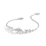 Pulsera FANCIME "Vega Whisper" Estrella Centelleante Alfa Lyrae de plata esterlina
