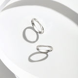 Anillos de pareja FANCIME "Conectados" en plata de ley
