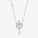 Collar de plata con textura cepillada Harry Potter x FANCIME Poción de amor