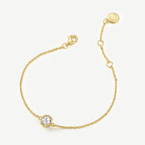 Pulsera delicada de plata Pequeño Placer