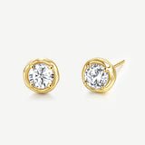 Pendientes delicados de plata Pequeño Placer