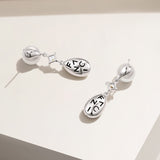 Pendientes de Perla de Plata de Ley FANCIME “Sugar Bean”