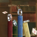 Anillo de plata de la casa Hufflepuff Harry Potter x FANCIME