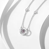 Collar de círculo de plata de ley "Eternal Pulse"