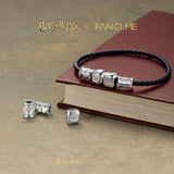 Harry Potter x FANCIME Pulsera de Plata con Cuero