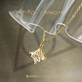 Harry Potter x FANCIME Collar de Plata de Ley con Reliquias de la Muerte