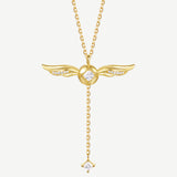 Harry Potter x FANCIME Collar de Plata de Ley con Snitch Dorada