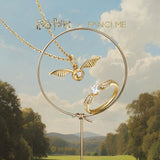 Anillo de plata Golden Snitch Harry Potter x FANCIME