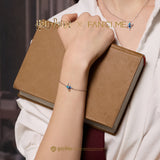 Harry Potter x FANCIME Pulsera de Plata con Marca Patronus Diseño que Brilla en la Oscuridad