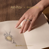 Anillo de plata Felix Felicis Harry Potter x FANCIME