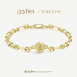 Harry Potter x FANCIME Pulsera de Plata de Ley con Amuleto Mágico