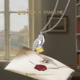 Harry Potter x FANCIME Collar de Plata de Ley Hedwig