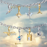 Harry Potter x FANCIME Amuleto de Plata de Ley Felix Felicis