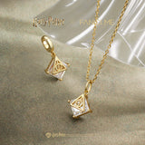 Harry Potter x FANCIME Collar de Plata de Ley con Reliquias de la Muerte