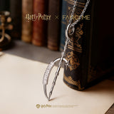 Harry Potter x FANCIME Collares con encanto de plata Varita Antigua de Dumbledore