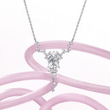 Collar FANCIME "Vega Serenade" Estrella Centelleante Alfa Lyrae de plata esterlina