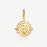 Harry Potter x FANCIME Amuleto de Plata de Ley con el Giratiempo