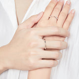 Anillos de pareja FANCIME "Conectados" en plata de ley