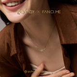 Harry Potter x FANCIME Collar de Plata de Ley con Snitch Dorada