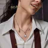 Harry Potter x FANCIME Amuleto de Plata de Ley Felix Felicis