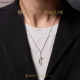 Harry Potter x FANCIME Collares con encanto de plata Varita Antigua de Dumbledore