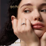 Anillo de plata Felix Felicis Harry Potter x FANCIME