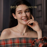 Harry Potter x FANCIME Collar de Plata de Ley Hedwig