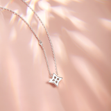 Collar de plata de ley "Starlit Melody"