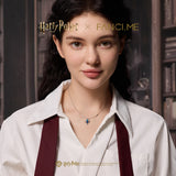 Harry Potter x FANCIME Collar de Plata con Marca Patronus Diseño que Brilla en la Oscuridad