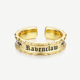 Harry Potter x FANCIME Anillo de Plata de Ley de la Casa Ravenclaw