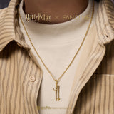 Harry Potter x FANCIME Collares con encanto de plata Varita de Ron Weasley