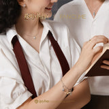 Harry Potter x FANCIME Amuleto de Plata de Ley con Snitch Dorada