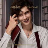 Harry Potter x FANCIME Anillo de Plata de Ley de la Casa Hufflepuff