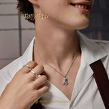 Harry Potter x FANCIME Anillo de Plata de Ley de la Casa Gryffindor
