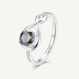 Anillo de Promesa "Abrazo Infinito" con Alejandrita