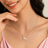 Collar delicado de plata Unicornio Mágico