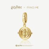 Harry Potter x FANCIME Amuleto de Plata de Ley con el Giratiempo