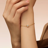 Pulsera delicada de plata Pequeño Placer