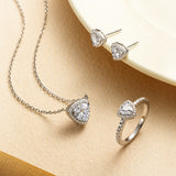 Trinity Essential Silver Ring in White CZ