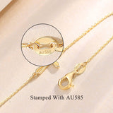 Pulsera de infinito de oro amarillo de 14K con perlas de agua dulce de 4MM, pulsera ajustable, joyería fina