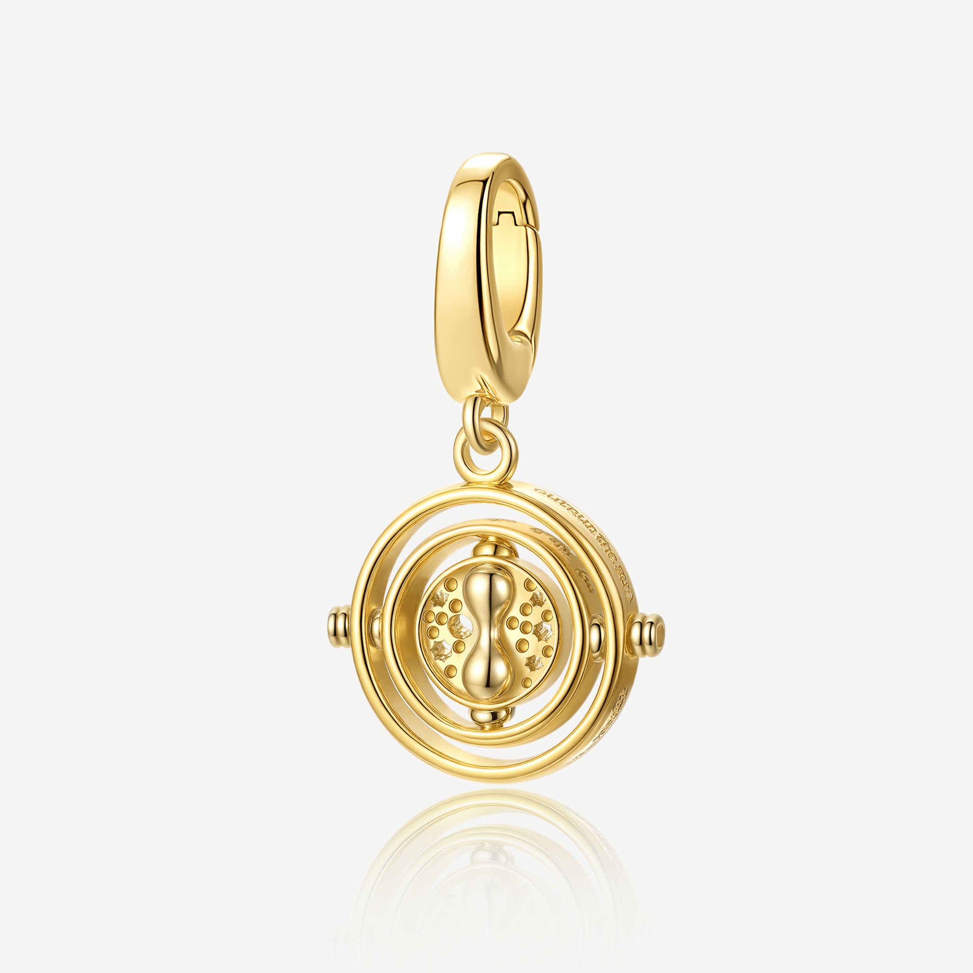 Harry Potter x FANCIME Amuleto de Plata de Ley con el Giratiempo
