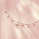 Collar con colgante FANCIME "Starlit Dream" Estrella Colorida de plata esterlina