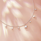 Collar con colgante FANCIME "Starlit Dream" Centelleante de plata esterlina