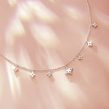 Collar con colgante FANCIME "Starlit Dream" Estrella Colorida de plata esterlina