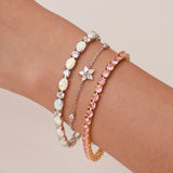 Pulsera FANCIME "Ms Vega" Estrella Centelleante Alfa Lyrae de plata esterlina