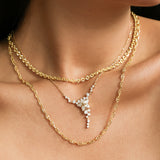 Collar FANCIME "Vega Serenade" Estrella Centelleante Alfa Lyrae de plata esterlina