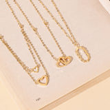 Collar FANCIME “Urban Glint” de oro amarillo macizo 14K